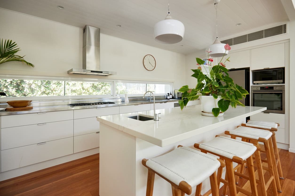 Kitchen Island Plumbing Installation